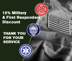 10% Military and First Responder Discount 1